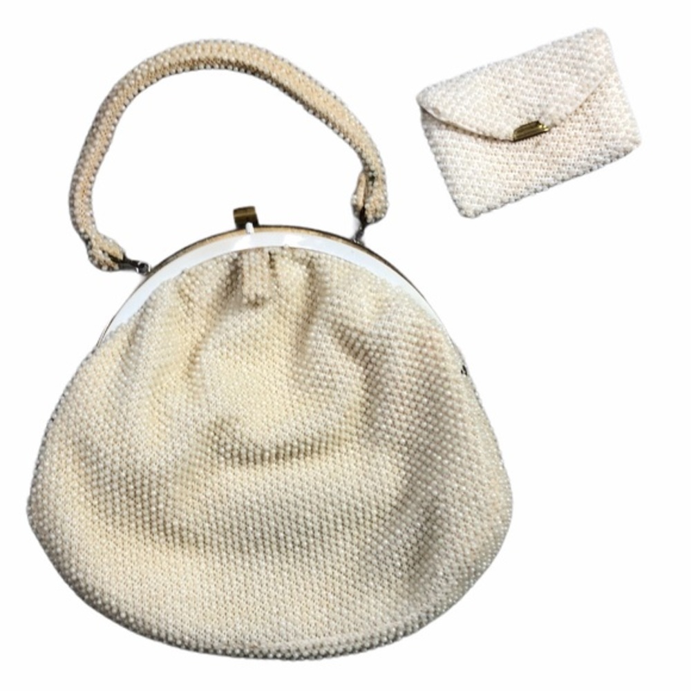 Vintage Lenured Cordé-beaded made in‎ USA purse